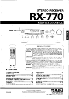Yamaha RX-770-Service-Manual 